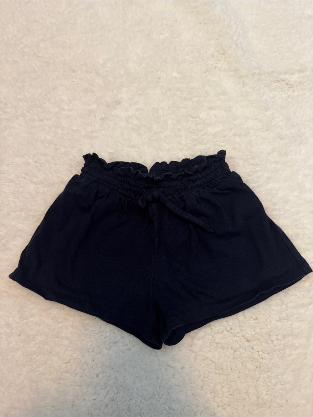 Old Navy Navy Blue Smocked-Waist Pull-On Shorts
